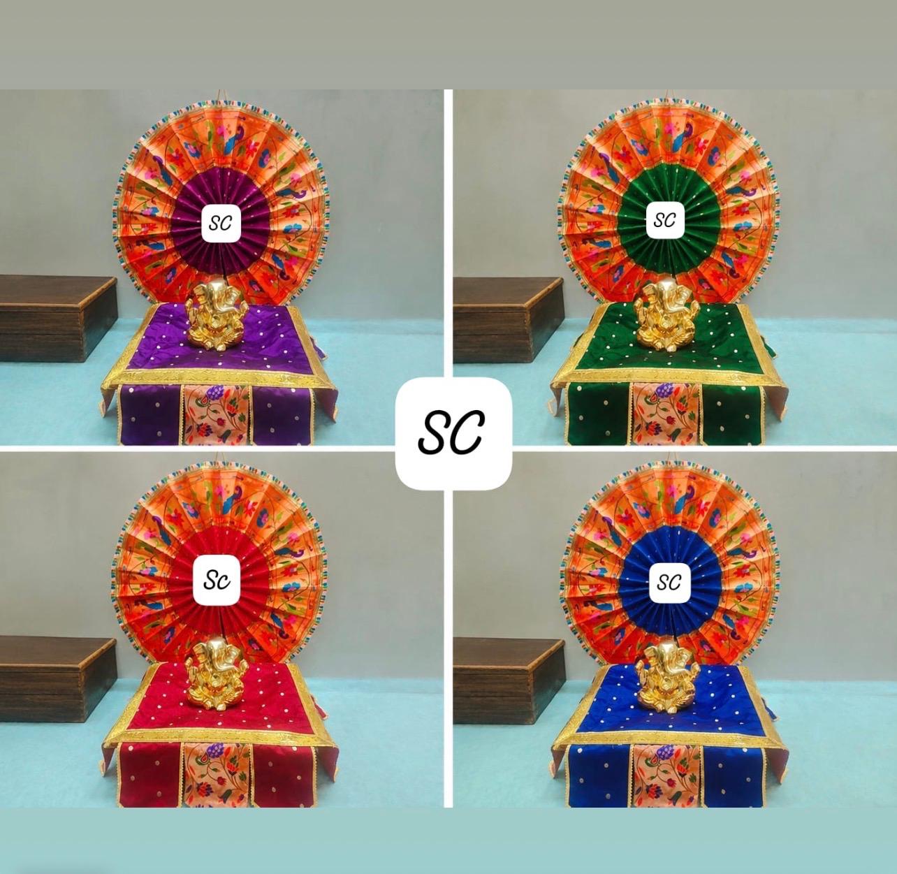 Foldable Fan Backdrop & Aasan