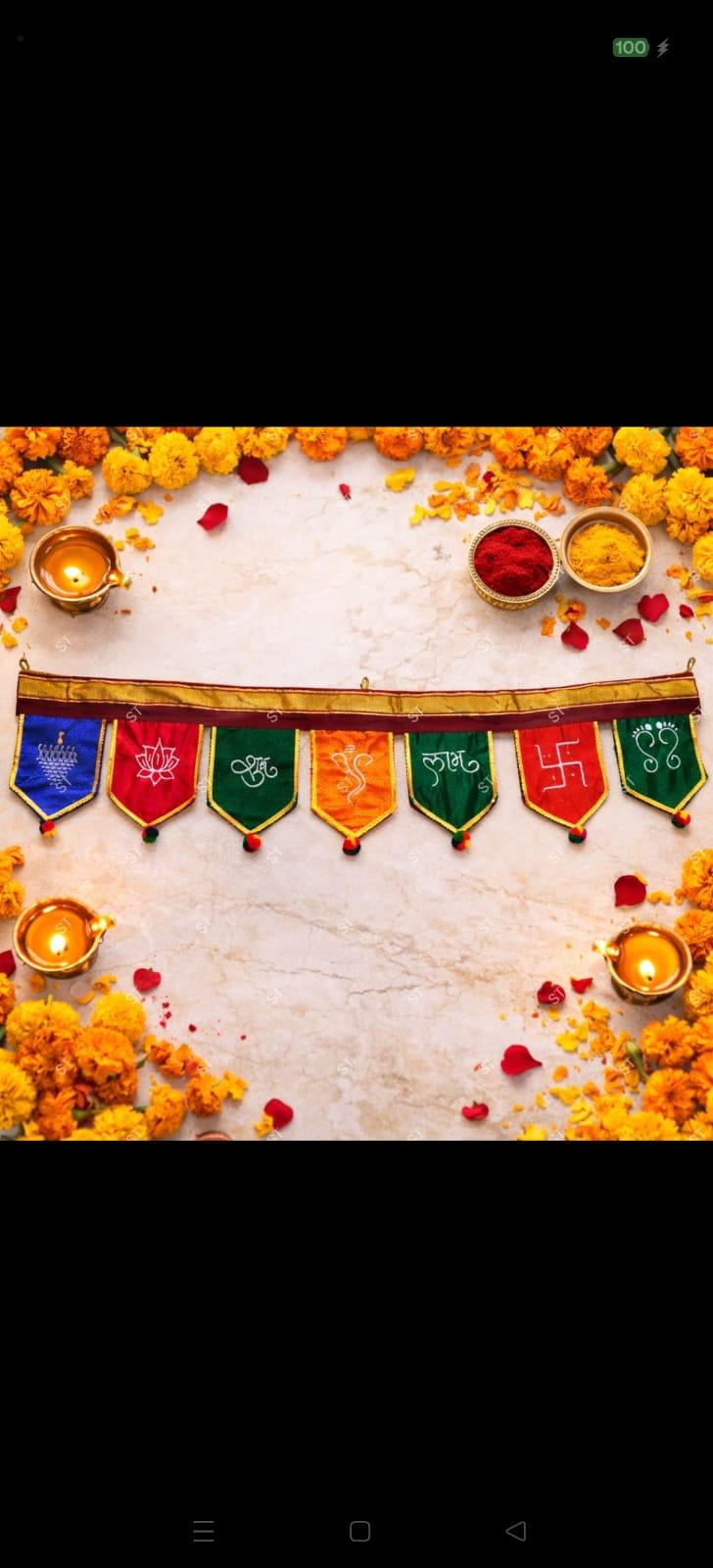 Shubhakarak Paithani Toran